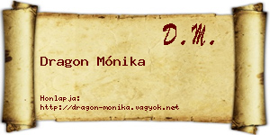 Dragon Mónika névjegykártya